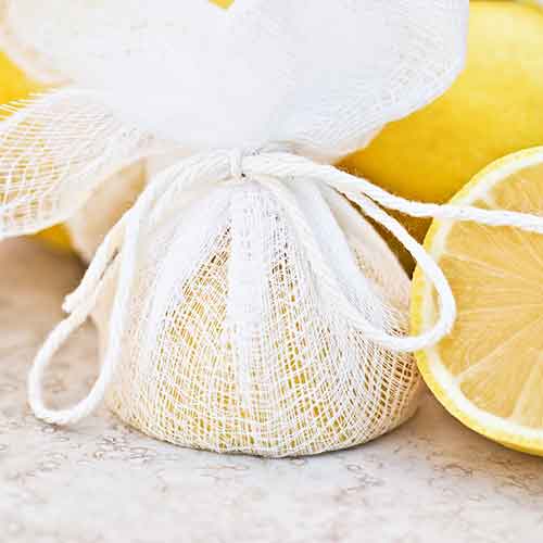 Lemon in Cheesecloth