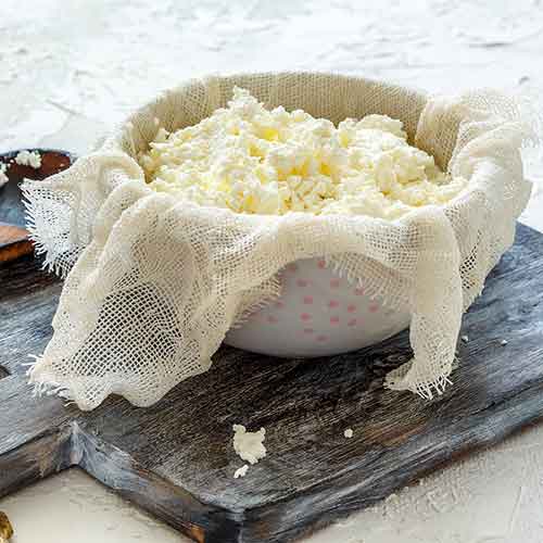 cheesecloth fresh cheese