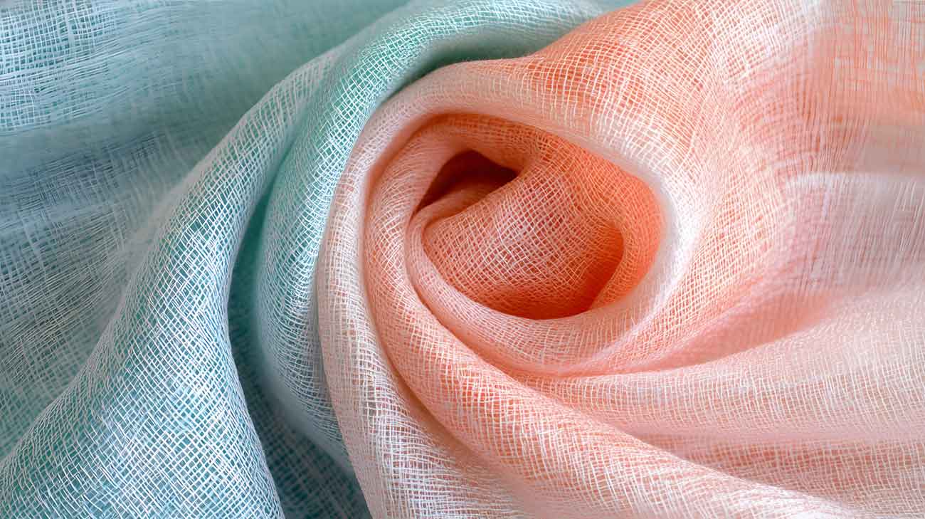dyed cheesecloth