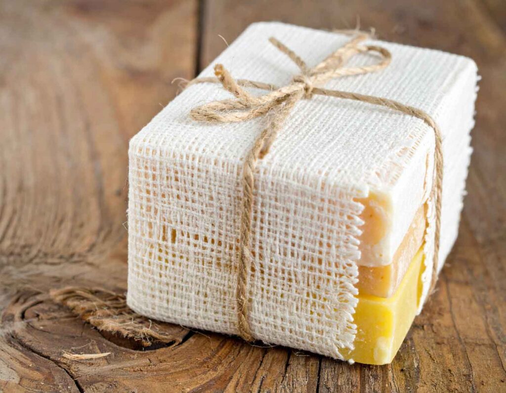 cheesecloth packaging soap