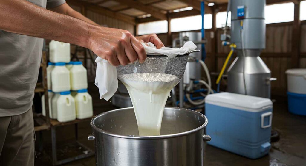 restaurant use cheesecloth
